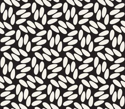 Vector seamless pattern. Repeating geometric abstract elements. Stylish monoc Stock Illustration
