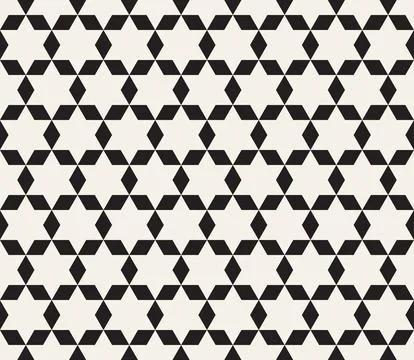 Vector seamless pattern. Repeating geometric abstract elements. Stylish monoc Stockillustratie
