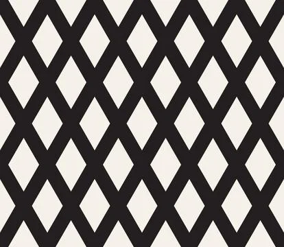 Vector seamless pattern. Repeating geometric elements. Stylish monochrome b.. Illustrazione stock