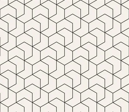 Vector seamless pattern. Repeating geometric elements. Stylish monochrome b.. Illustrazione stock
