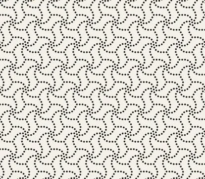 Vector seamless pattern. Repeating geometric abstract elements. Stylish monoc 库存插图