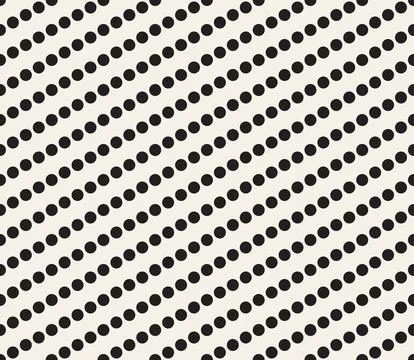 Vector seamless pattern. Repeating geometric abstract elements. Stylish monoc 스톡 일러스트
