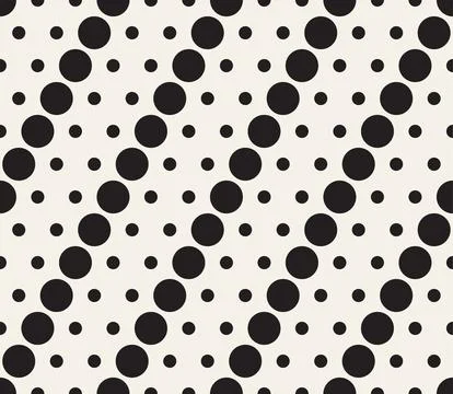 Vector seamless pattern. Repeating geometric elements. Stylish monochrome b.. Illustrazione stock