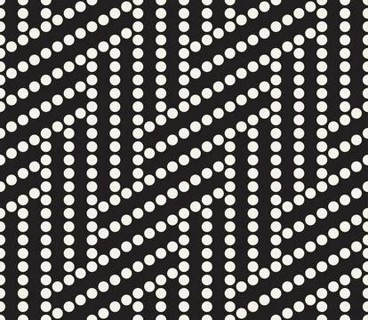 Vector seamless pattern. Repeating geometric elements. Stylish monochrome b.. 스톡 일러스트