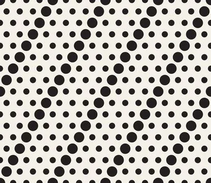 Vector seamless pattern. Repeating geometric elements. Stylish monochrome b.. Illustrazione stock