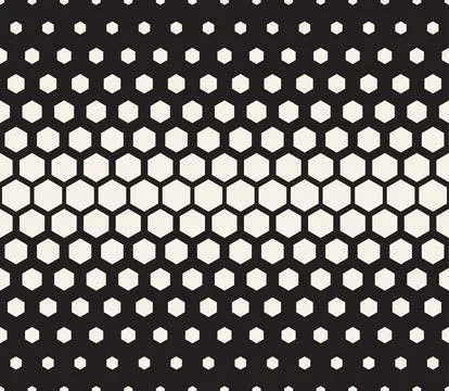 Vector seamless pattern. Repeating geometric elements. Stylish monochrome b.. 库存插图