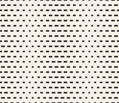 Vector seamless pattern. Repeating geometric elements. Stylish monochrome b.. Stock Illustration