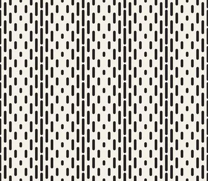 Vector seamless pattern. Repeating geometric abstract elements. Stylish monoc 스톡 일러스트