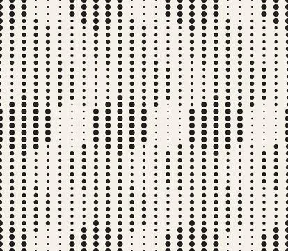 Vector seamless pattern. Repeating geometric abstract elements. Stylish monoc Stock Illustration