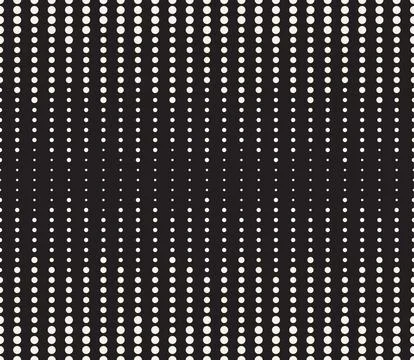 Vector seamless pattern. Repeating geometric abstract elements. Stylish monoc 스톡 일러스트