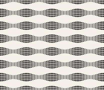 Vector seamless pattern. Repeating geometric abstract elements. Stylish monoc Stock Illustration