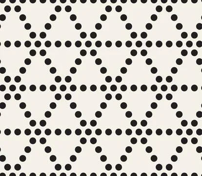 Vector seamless pattern. Repeating geometric abstract elements. Stylish monoc Illustrazione stock