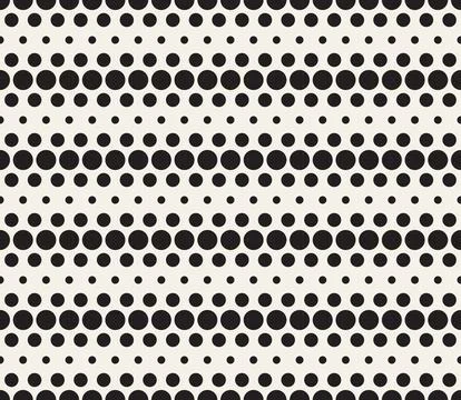 Vector seamless pattern. Repeating geometric elements. Stylish monochrome b.. 库存插图
