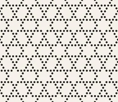 Vector seamless pattern. Repeating geometric abstract elements. Stylish monoc 스톡 일러스트