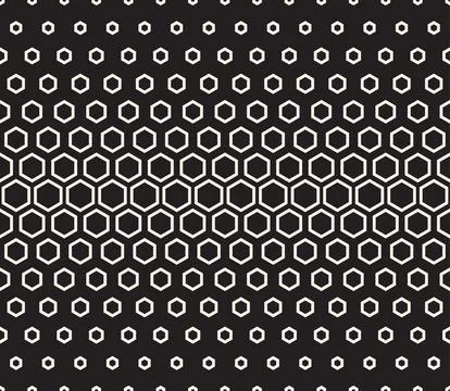 Vector seamless pattern. Repeating geometric abstract elements. Stylish monoc 库存插图