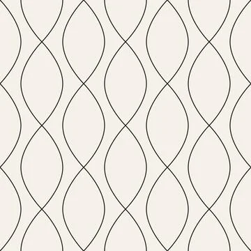 Vector seamless pattern. Repeating geometric elements. Stylish monochrome b.. Illustrazione stock
