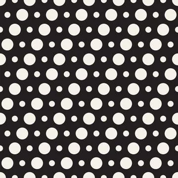 Vector seamless pattern. Repeating geometric elements. Stylish monochrome b.. 스톡 일러스트