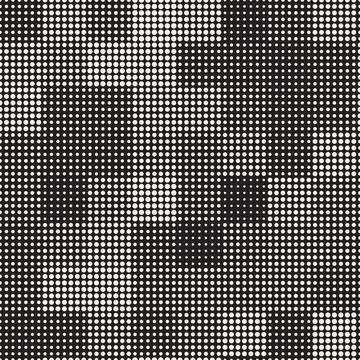 Vector seamless pattern. Repeating geometric elements. Stylish monochrome b.. Illustrazione stock