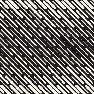 Vector seamless pattern. Repeating geometric elements. Stylish monochrome b.. 스톡 일러스트