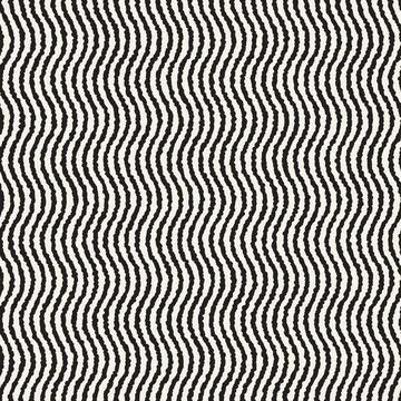 Vector seamless pattern. Repeating geometric elements. Stylish monochrome b.. 스톡 일러스트