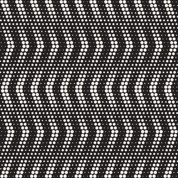 Vector seamless pattern. Repeating geometric elements. Stylish monochrome b.. Illustrazione stock