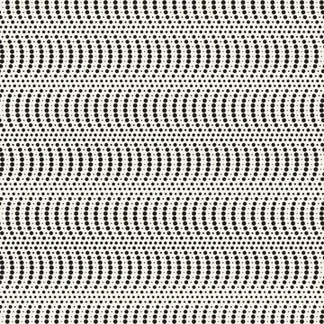 Vector seamless pattern. Repeating geometric elements. Stylish monochrome b.. Stock Illustration