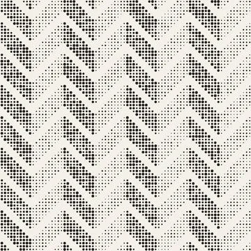 Vector seamless pattern. Repeating geometric elements. Stylish monochrome b.. Stock Illustration