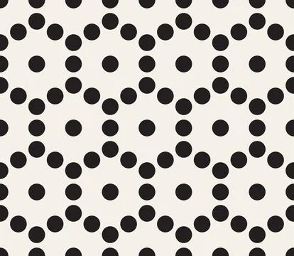 Vector seamless pattern. Repeating geometric elements. Stylish monochrome abs Stock Illustration