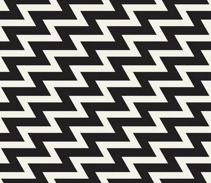 Vector seamless pattern. Repeating geometric elements. Stylish monochrome b.. 스톡 일러스트
