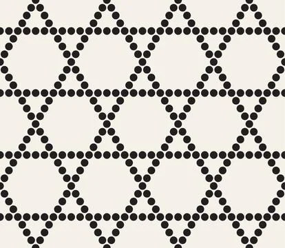 Vector seamless pattern. Repeating geometric elements. Stylish monochrome b.. 库存插图