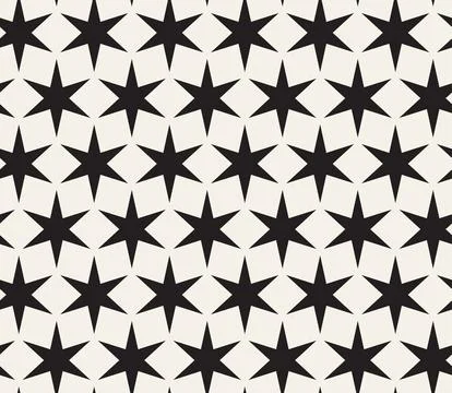 Vector seamless pattern. Repeating geometric elements. Stylish monochrome abs Illustrazione stock