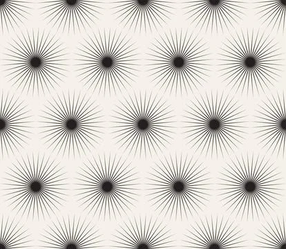 Vector seamless pattern. Repeating geometric elements. Stylish monochrome b.. Stockillustratie