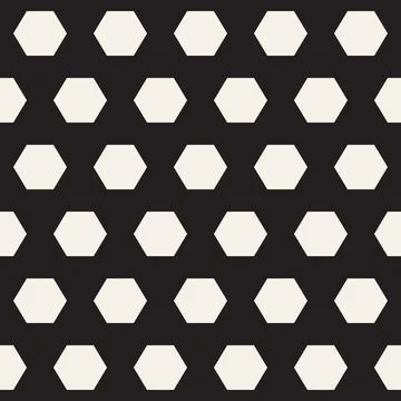 Vector seamless pattern. Repeating geometric elements. Stylish monochrome b.. 库存插图