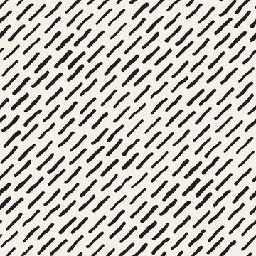 Vector seamless pattern. Repeating geometric elements. Stylish monochrome b.. イラスト素材