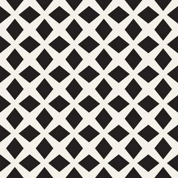 Vector seamless pattern. Repeating geometric elements. Stylish monochrome b.. Illustrazione stock