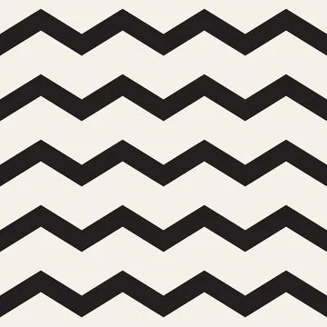Vector seamless pattern. Repeating geometric elements. Stylish monochrome b.. Illustrazione stock