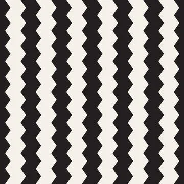 Vector seamless pattern. Repeating geometric elements. Stylish monochrome b.. 库存插图
