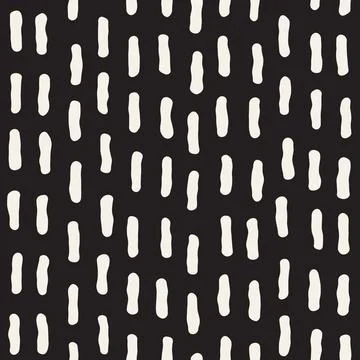Vector seamless pattern. Repeating geometric elements. Stylish monochrome b.. Stock Illustration