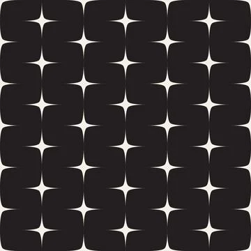 Vector seamless pattern. Repeating geometric elements. Stylish monochrome b.. 스톡 일러스트