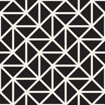 Vector seamless pattern. Repeating geometric abstract elements. Stylish monoc 库存插图