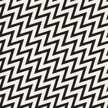 Vector seamless pattern. Repeating geometric abstract elements. Stylish monoc Illustrazione stock