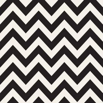 Vector seamless pattern. Repeating geometric abstract elements. Stylish monoc Illustrazione stock