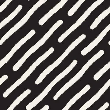 Vector seamless pattern. Repeating geometric abstract elements. Stylish monoc Stock Illustration