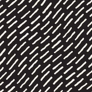 Vector seamless pattern. Repeating geometric abstract elements. Stylish monoc Stock Illustration
