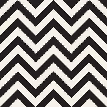 Vector seamless pattern. Repeating geometric abstract elements. Stylish monoc Stock Illustration