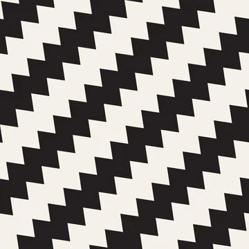 Vector seamless pattern. Repeating geometric abstract elements. Stylish monoc Stock Illustration