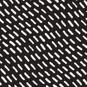 Vector seamless pattern. Repeating geometric abstract elements. Stylish monoc Stock Illustration