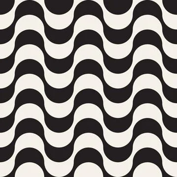 Vector seamless pattern. Repeating geometric abstract elements. Stylish monoc 库存插图