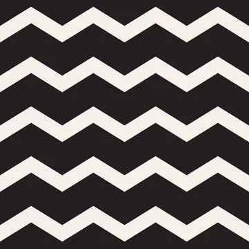 Vector seamless pattern. Repeating geometric abstract elements. Stylish monoc Stock Illustration