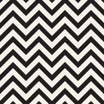 Vector seamless pattern. Repeating geometric abstract elements. Stylish monoc 스톡 일러스트